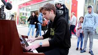 I played RENAI CIRCULATION on piano in public [upl. by Aniraz]