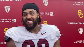 USC DL Nate Clifton  Spring Ball Day 5 [upl. by Lyudmila]