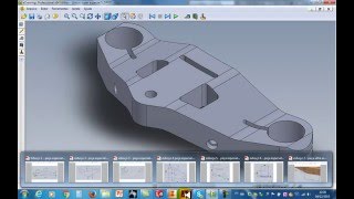 Tutorial de Inventor 14 Peça Bloco Super especial [upl. by Einahpats]