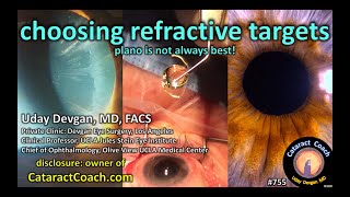 choosing refractive targets in cataract surgery [upl. by Marelya]