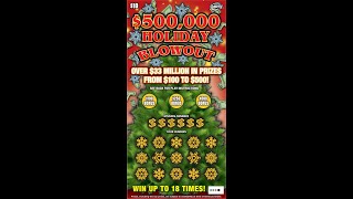 10  500k HOLIDAY BLOWOUT  NEW TICKET TUESDAY FLORIDA Lottery WIN [upl. by Romito]