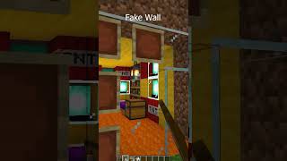 Minecraft Fake Wall [upl. by Nirmak668]