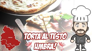 Ricetta e Preparazione della Torta al Testo Umbra  FACILE [upl. by Rattray]