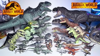 GIGA VS TREX Jurassic World Dominion Tyrannosaurus Rex vs Giganotosaurus Dinosaur Collections [upl. by Sirak116]