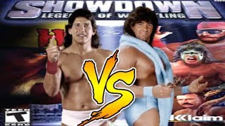 Showdown Legends Of Wrestling Tito Santana vs Rick Martel [upl. by Fruma]