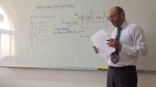 Routh Hurwitz Stability Criterion Part II First Example 24112013 [upl. by Ettennig]