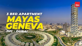 Amazing 3 Bed Apartment in Mayas Geneva JVC  Dubai [upl. by Aruam]