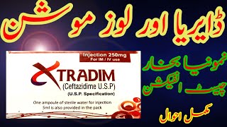 Xtradim 250mg inj  Antibiotic  Ceftazidime injection benefits and sideeffects usese in Urdu [upl. by Rhonda]