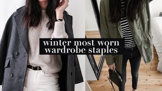 WINTER MOST WORN ITEMS Transitional Style Staples  Mademoiselle [upl. by Fons]