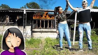 Buying My Girlfriend A Burnt Down House [upl. by Ahsimot]