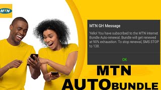 MTN unlimited data MTN AUTO RENEWAL BUNDLE  mtn free data 2022 How to get free data on mtn [upl. by Aiyotal955]