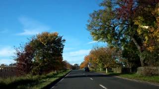 Autumn Road To Lauder Borders of Scotland [upl. by Astrea639]