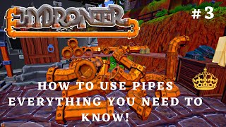 Hydroneer Pipes  Hydroneer Pipe Tutorial for Rotation amp Placement  Ep 3 [upl. by Kelly616]