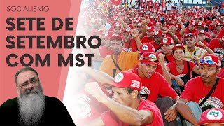 LULA paga CARO para FOFAS ARMADAS desfilarem JUNTO com MST e MTST no dia 7 de SETEMBRO em BRASÍLIA [upl. by Cohby]