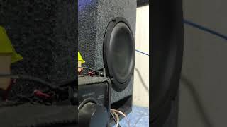 Testing Tosunra Bass 801 Subwoofer on an LPorted Box [upl. by Neit]