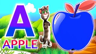 Phonics Song 2 with TWO Words in 3DA For Airplane  ABC Alphabet Songs with Sounds for Children [upl. by Howund186]