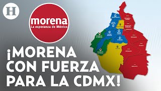 Morena arrasaría en alcaldías capitalinas si hoy fueran las elecciones en la CDMX revela encuesta [upl. by Millie]