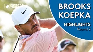 Brooks Koepka Highlights  Round 2  2019 Saudi International [upl. by Pearl]