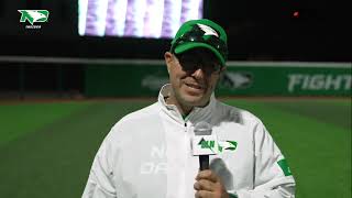 UND Softball  Jordan Stevens Postgame  92124 [upl. by Garrott]