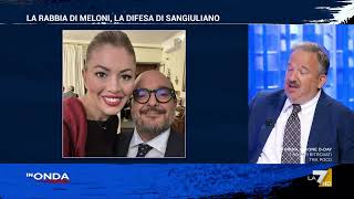 Caso Sangiuliano Boccia risponde in diretta a Borgonovo quotA me è sempre stato detto che [upl. by Ormsby]