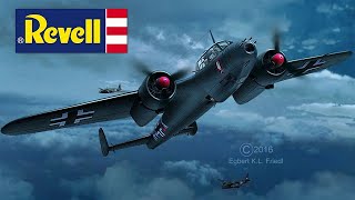 REVELL Dornier Do17Z10 quotKauzquot Full video build Night Fighter [upl. by Ahsekin]