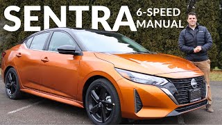 2024 Nissan Sentra REFRESHED SR with a MANUAL Transmission Walk Around Test Drive and Review [upl. by Nereids]