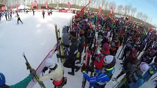 American Birkebeiner Start Timelapse 2018 [upl. by Ahseel]