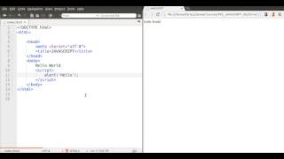 How to Include a JavaScript Code in your HTML File [upl. by Enneiluj603]