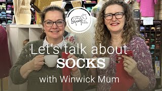 Lets talk about socks with Winwick Mum  Exclusive Black Sheep Ruby socks pattern [upl. by Aydan]