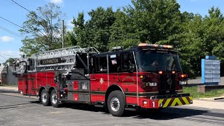 Powercall Southington Fire Department Car 4 and NEW Truck 1 responding [upl. by Ennovahs]