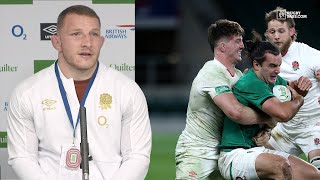 Sam Underhill On Englands Defensive Masterclass Vs Ireland  Autumn Nations Rugby News  RugbyPass [upl. by Lainad]