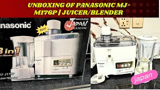 Unboxing Of Panasonic MJM176P  JUICERBlender  Official Creative Life [upl. by Leigh]