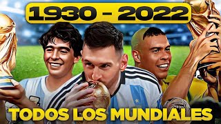 TODAS las FINALES del MUNDIAL 19302022 [upl. by Etnoj879]