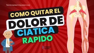 COMO QUITAR EL DOLOR DE CIÁTICA RÁPIDO 💥 [upl. by Anitnas462]