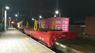 70003 and 66170 BESCOT OVERNIGHT 200824 [upl. by Winnah703]