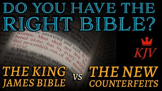 Do You Have the Right Bible King James KJV vs New Translations RIGHT DIVISION BIBLE STUDY [upl. by Kynan160]