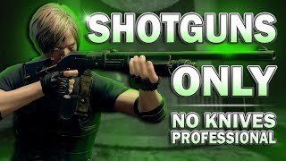 Can I Beat Resident Evil 4 Remake With Only Shotguns [upl. by Roinuj]