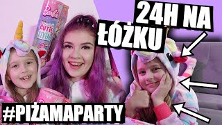 24H NA ŁÓŻKU 💜 CHALLENGE 💜 PIŻAMA PARTY Z OLIWKĄ [upl. by Hsirehc]