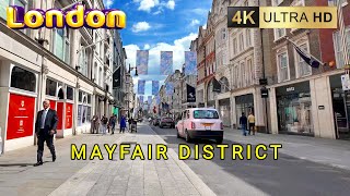 Mayfair London Exploring Exclusive Avenues in 4K60fps [upl. by Ad]