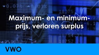 Maximum en minimumprijs verloren surplus  Economie voor vwo  Marktresultaat en Overheidsinvloed [upl. by Graig14]