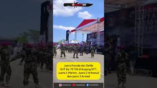 Marinir Juara 1 Parade dan Defile HUT TNI [upl. by Tatman]