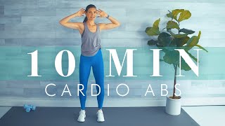 10 Minute Cardio Abs Workout  All Standing Low Impact Exercises [upl. by Athene]