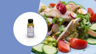 Vissalade met Mosterd Dille Dressing  Koolhydraatarm Recept  Protiplan [upl. by Euqinomod]