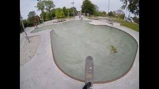 Bjuv skatepark  Green Clover Bowl [upl. by Lizette]