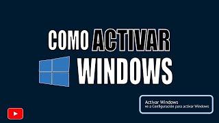 CÓMO ACTIVAR WINDOWS 2024 [upl. by Ertemed]