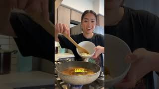 Im obsessed with making homemade kimchi garlic noodles [upl. by Llednahc]