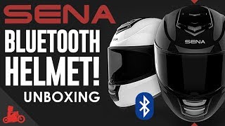 Sena Momentum INC  Bluetooth Motorcycle Helmet First Look [upl. by Messab455]