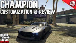 Dewbauchee Champion Sleek Customization amp Review  GTA Online [upl. by Shaffer708]