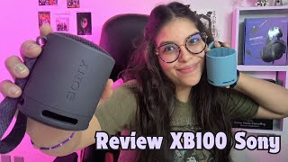 PARLANTES CALIDAD PRECIO DE SONY  Review Sony XB100 [upl. by Ahsena]