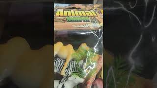 Wild animals set dollstrending stationaryitem youtubeshorts [upl. by Yenolem]